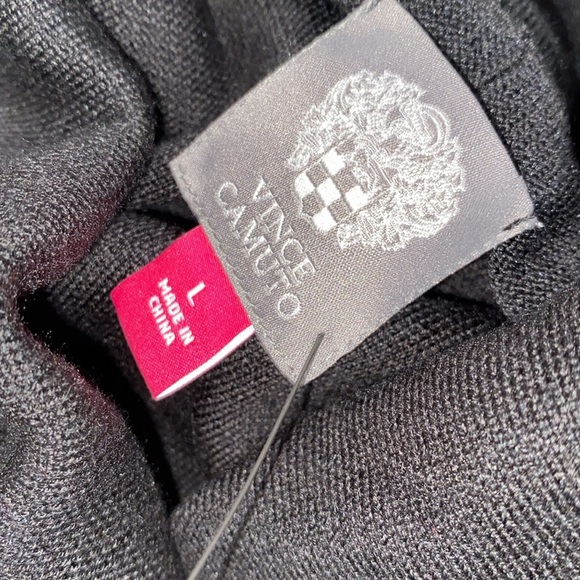 VINCE CAMUTO black knit sweater dress available in size medium & large new w/tag - Picture 6 of 13